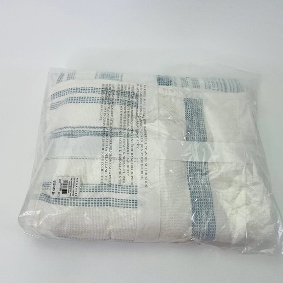 Pottery Barn Hawthorn Patchwork Quilted EURO Sham Chambray Blue NEW‎ - Picture 4 of 5